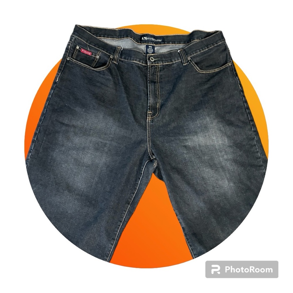 Drunkmunky Vintage Men's Wide leg Denim Shorts 90s Y2K Hip Hop Skater